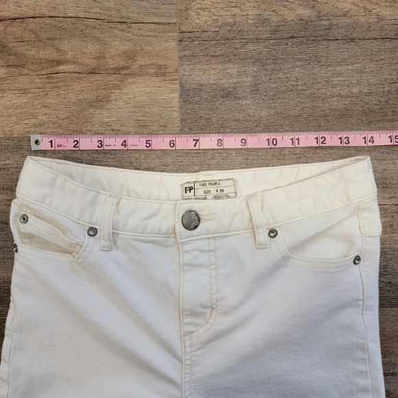 Free People 61855-16515125 Skinny Ankle  Distressed Ripped Stretch Jeans - Picture 9 of 12